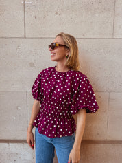 Jovie blouse bolletjes
