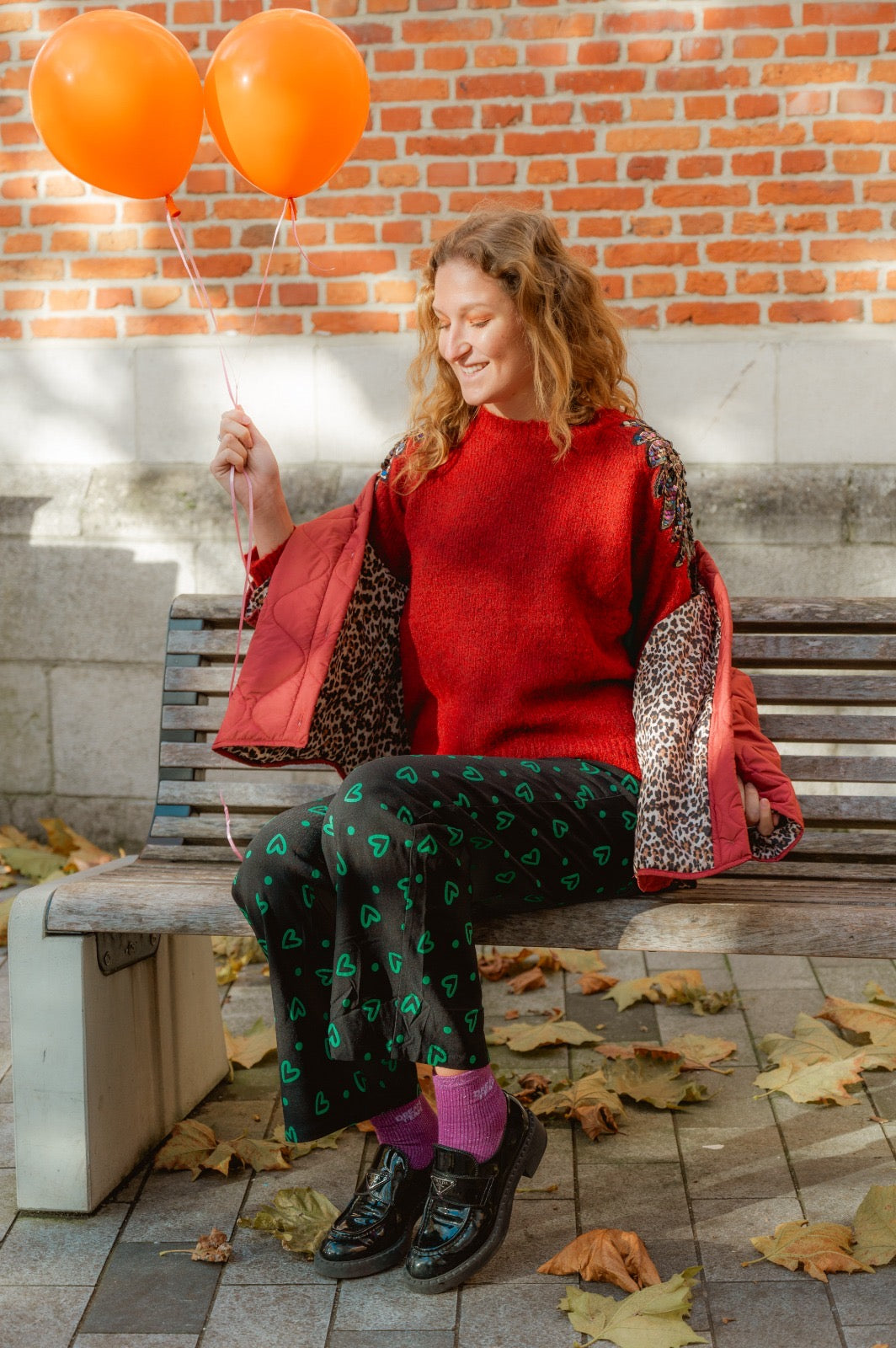 Heart broek zwart/groen