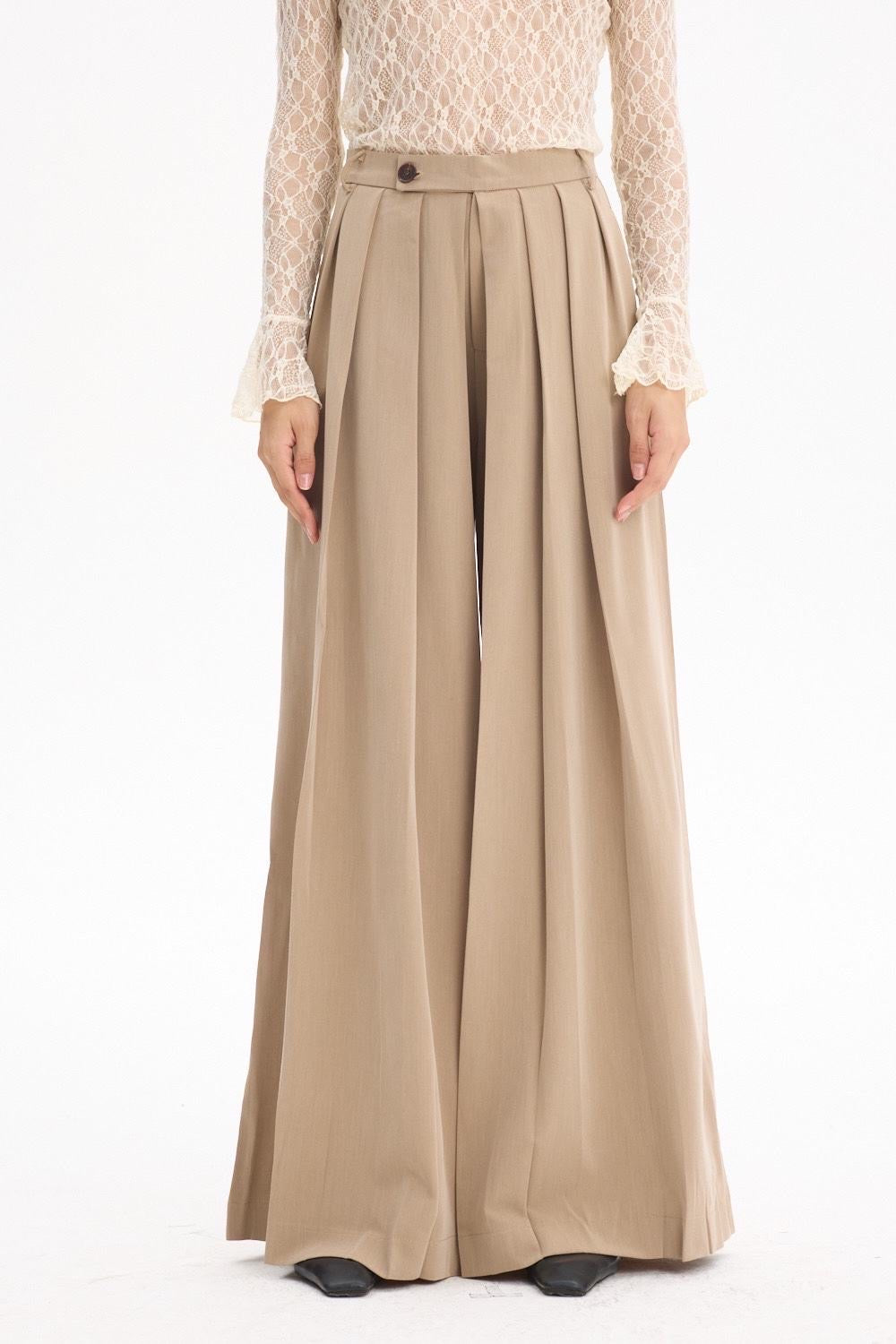 Mila broek beige