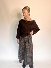 Amelie longsleeve bruin