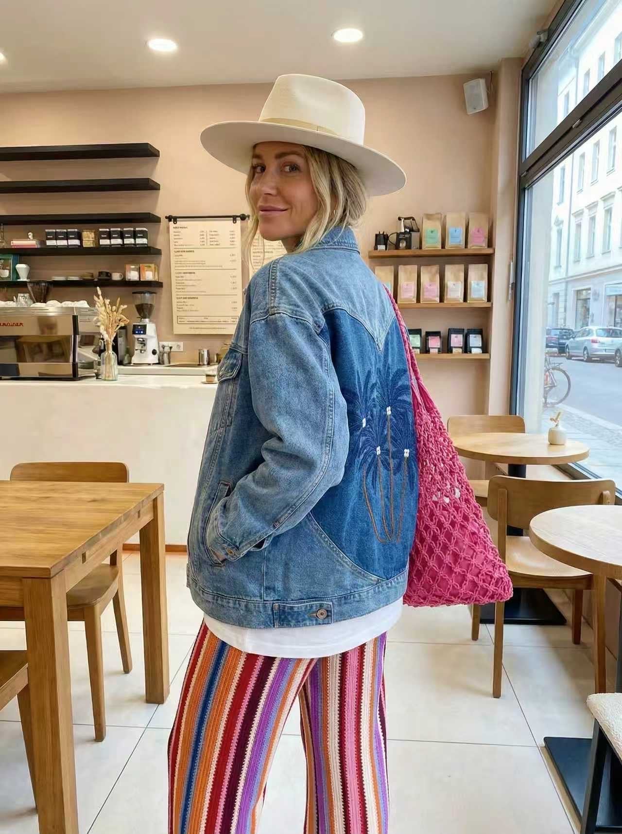 Lily jeansjas heart palmtree