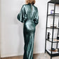 Laurine jurk metallic