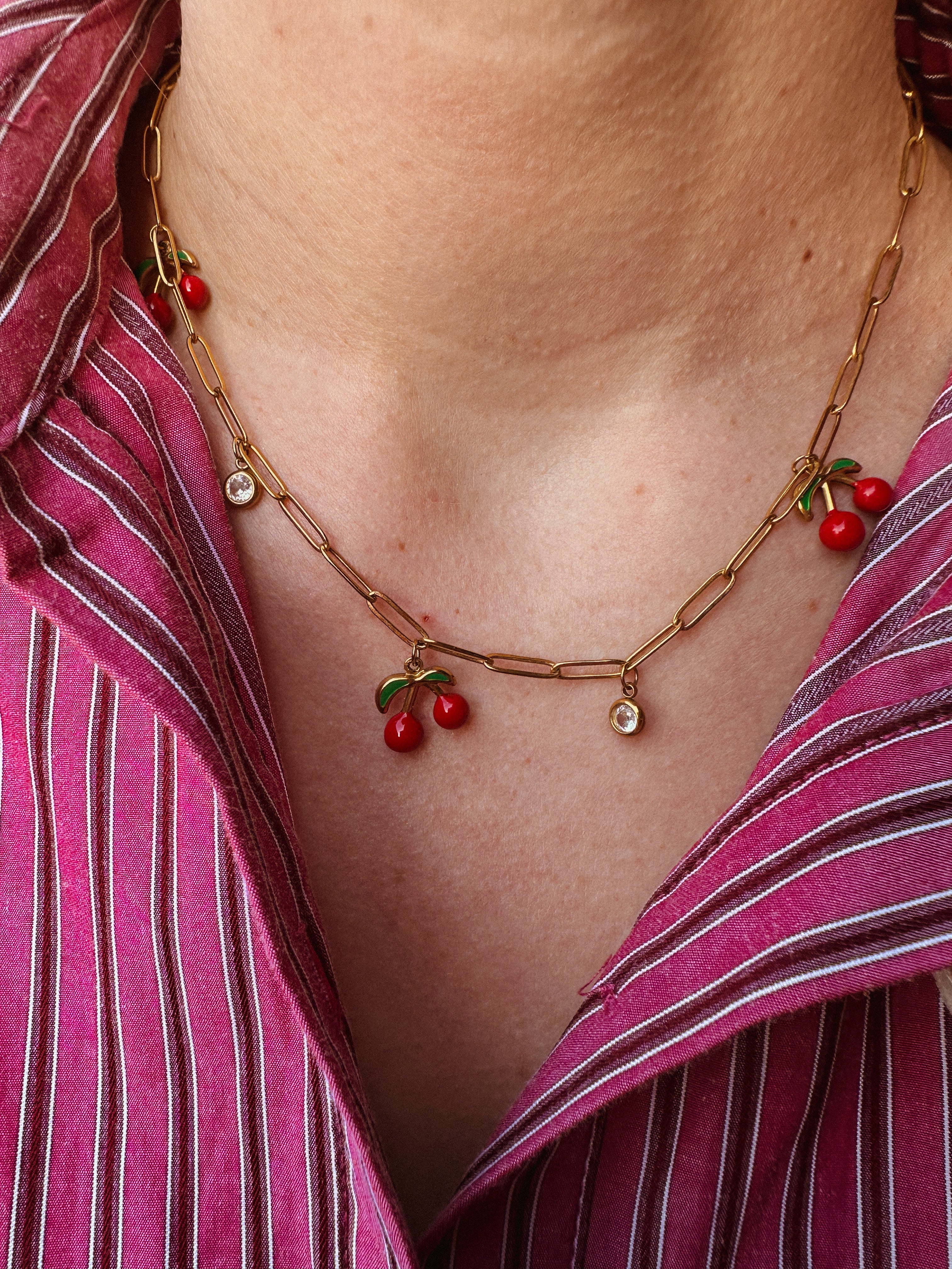 Halsketting kersjes