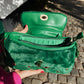 Milou teddy handtas groen