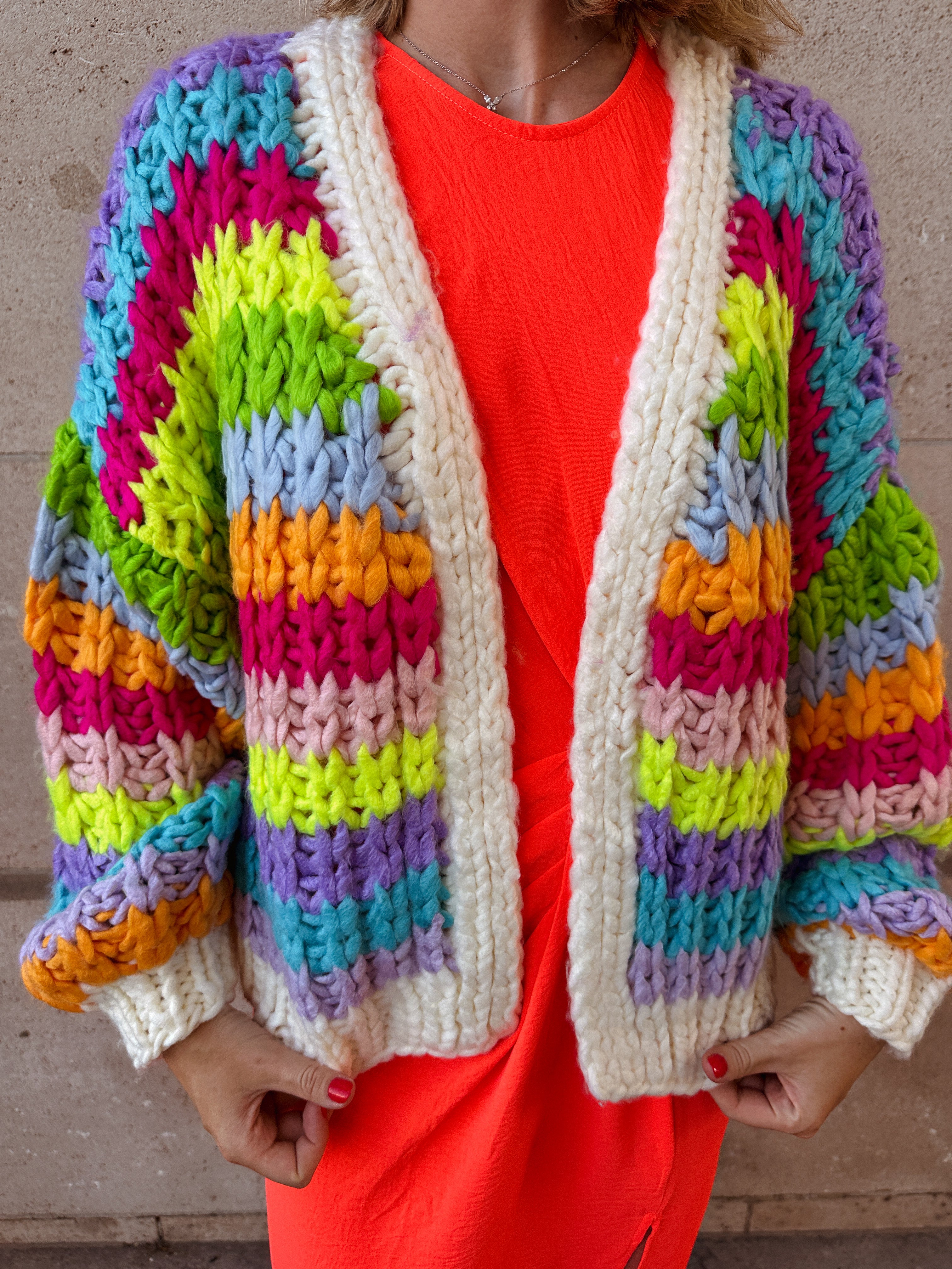 Bonnie Rainbow kabelknit