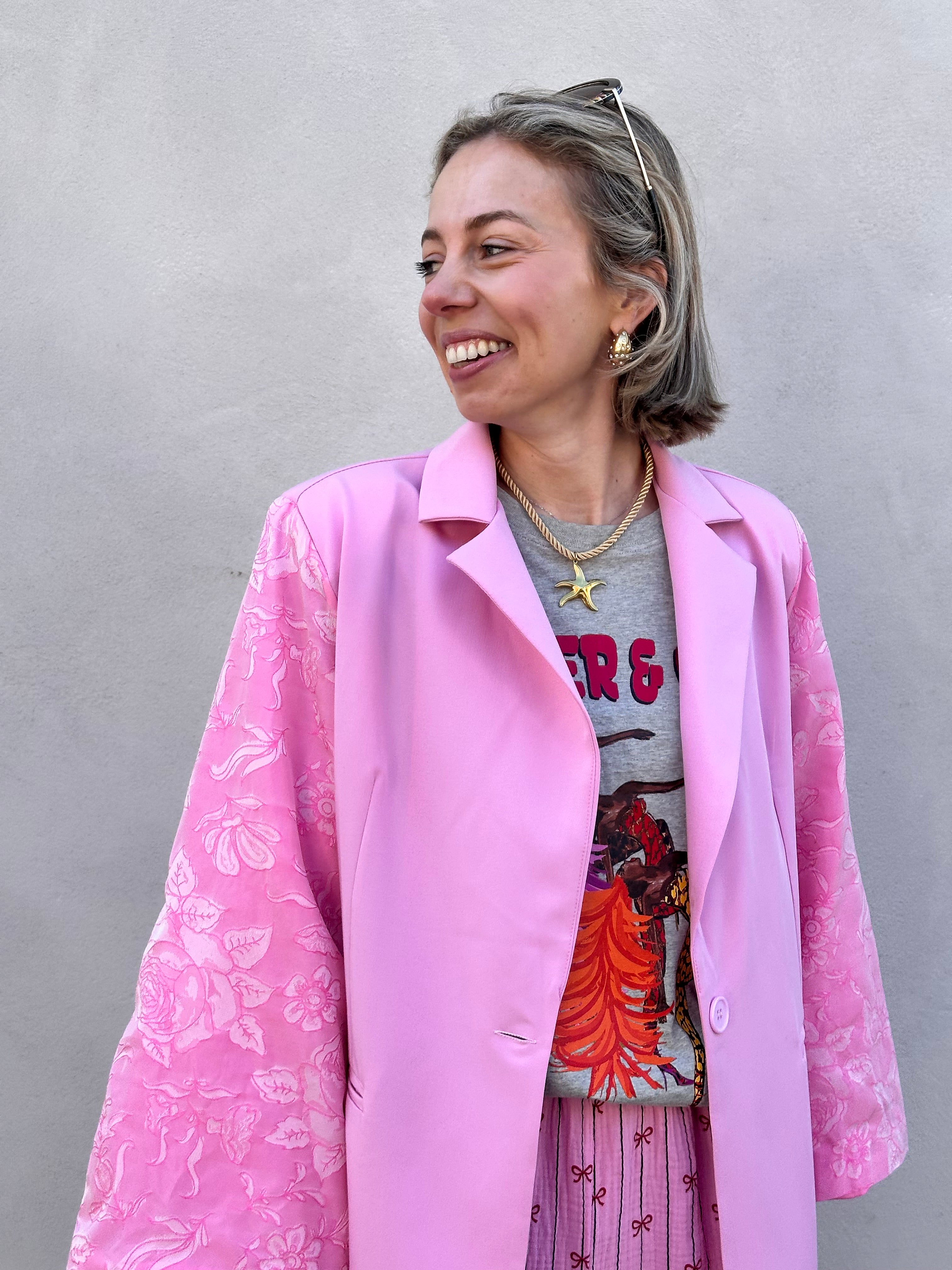 Manou blazer roze