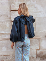 Elise blouse donkerblauw
