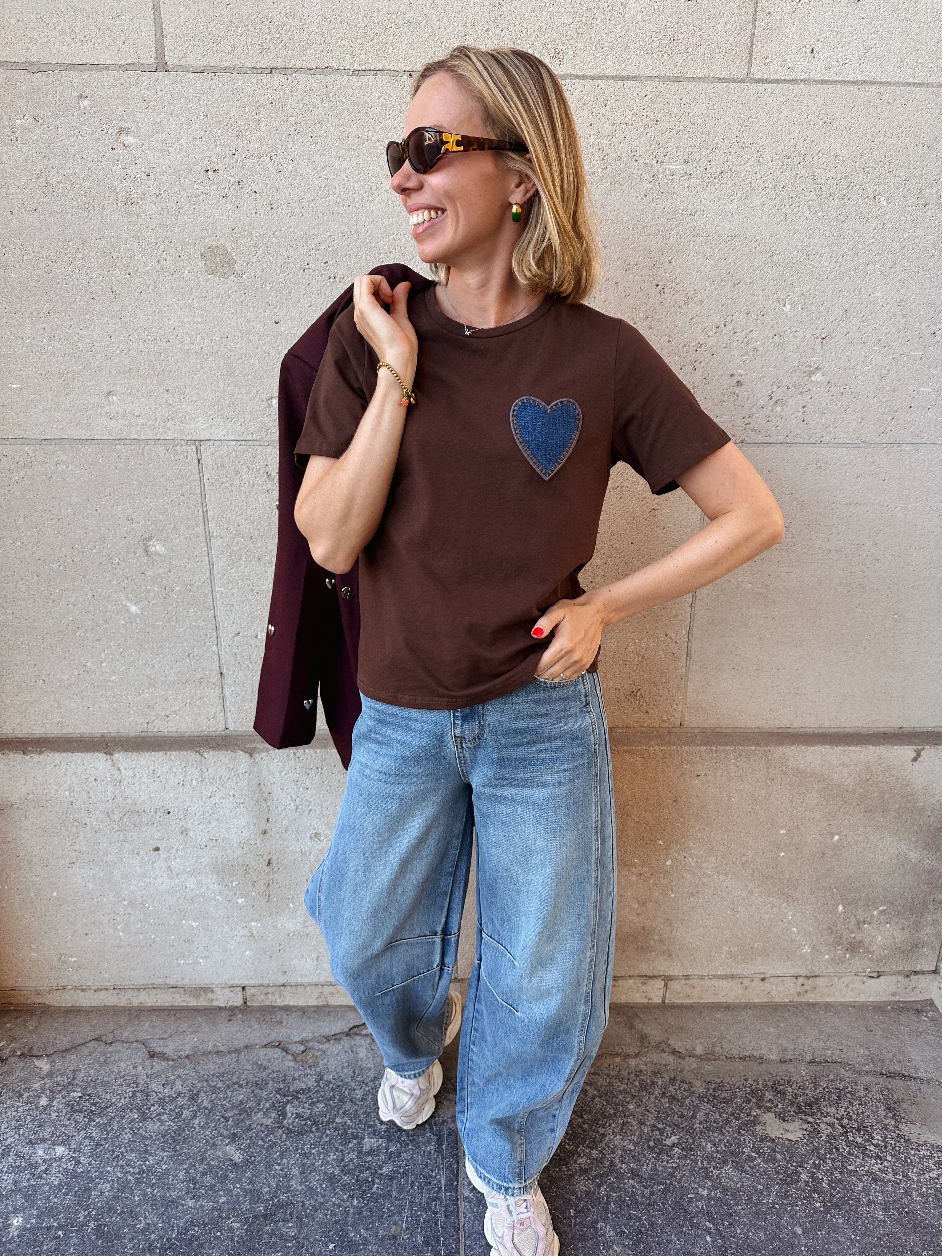 Pippa shirt bruin