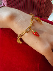 Sarah armband strawberry