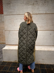 Skye lange regenjas khaki