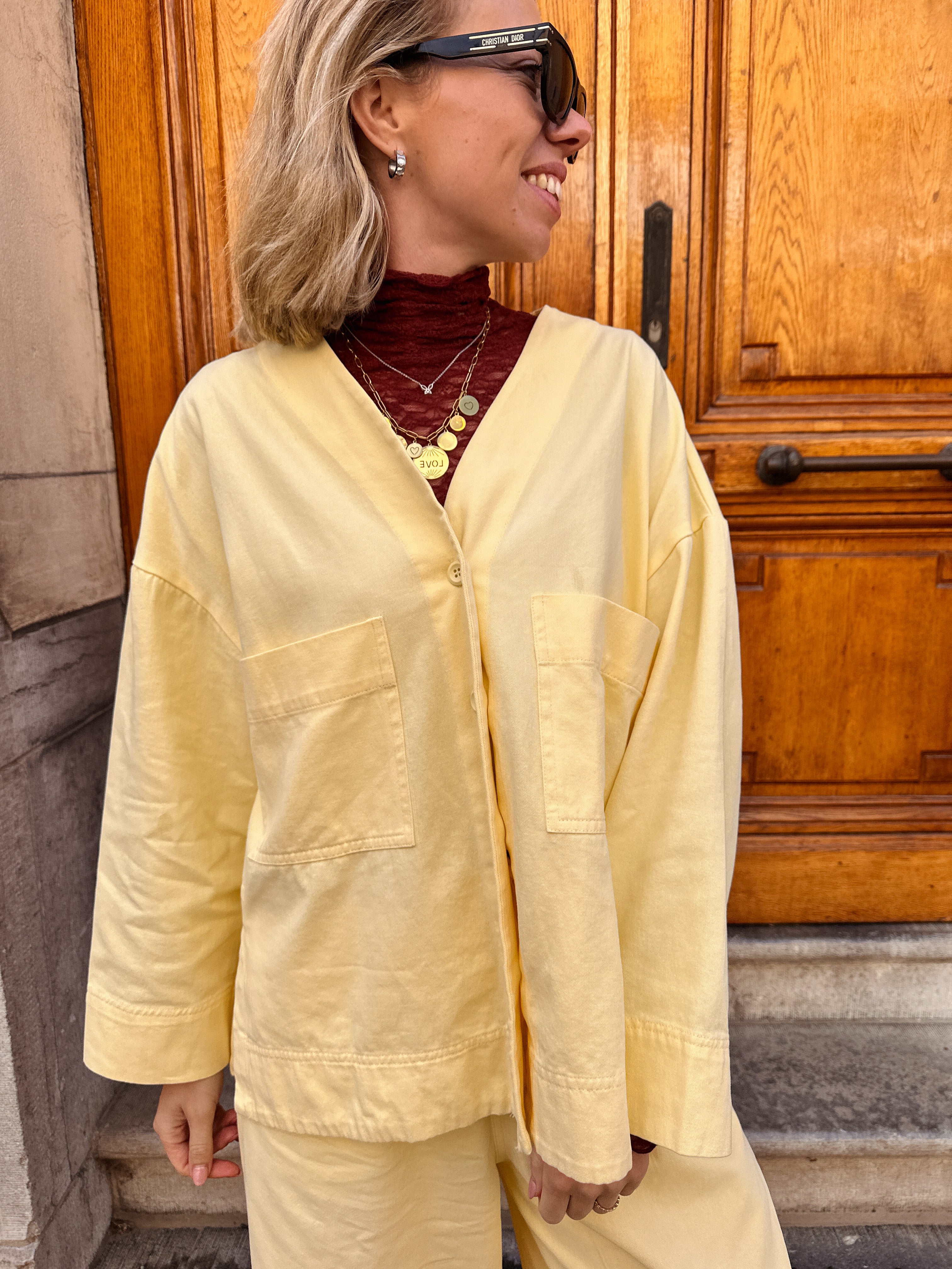 Léa blouse butteryellow