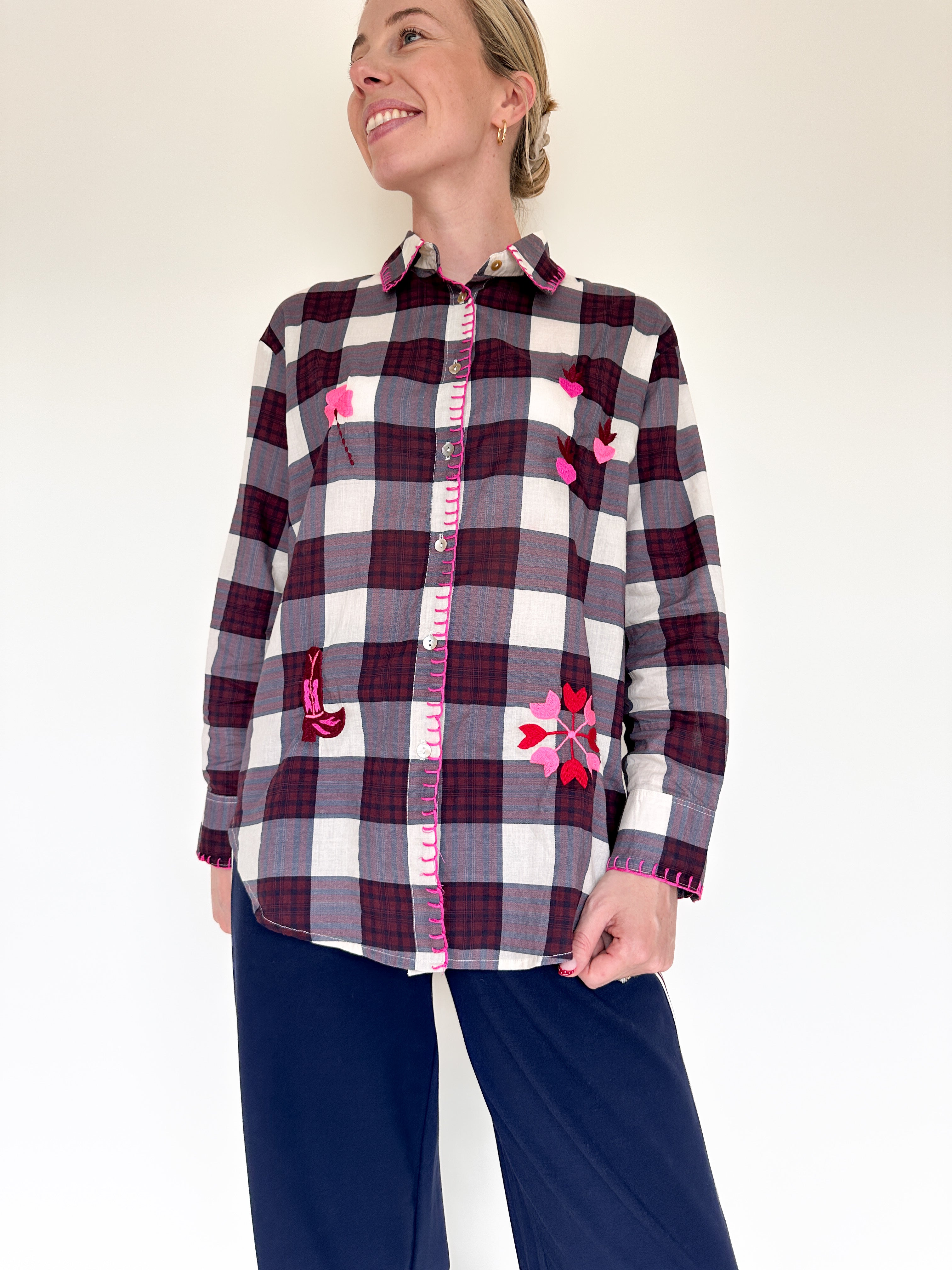 Ilse blouse geruit