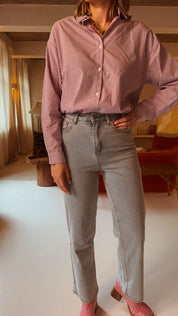 Milène jeans lichtblauw heart