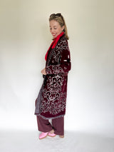 Lola bandana gilet burgundy
