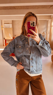 Lily jeansjas heart palmtree