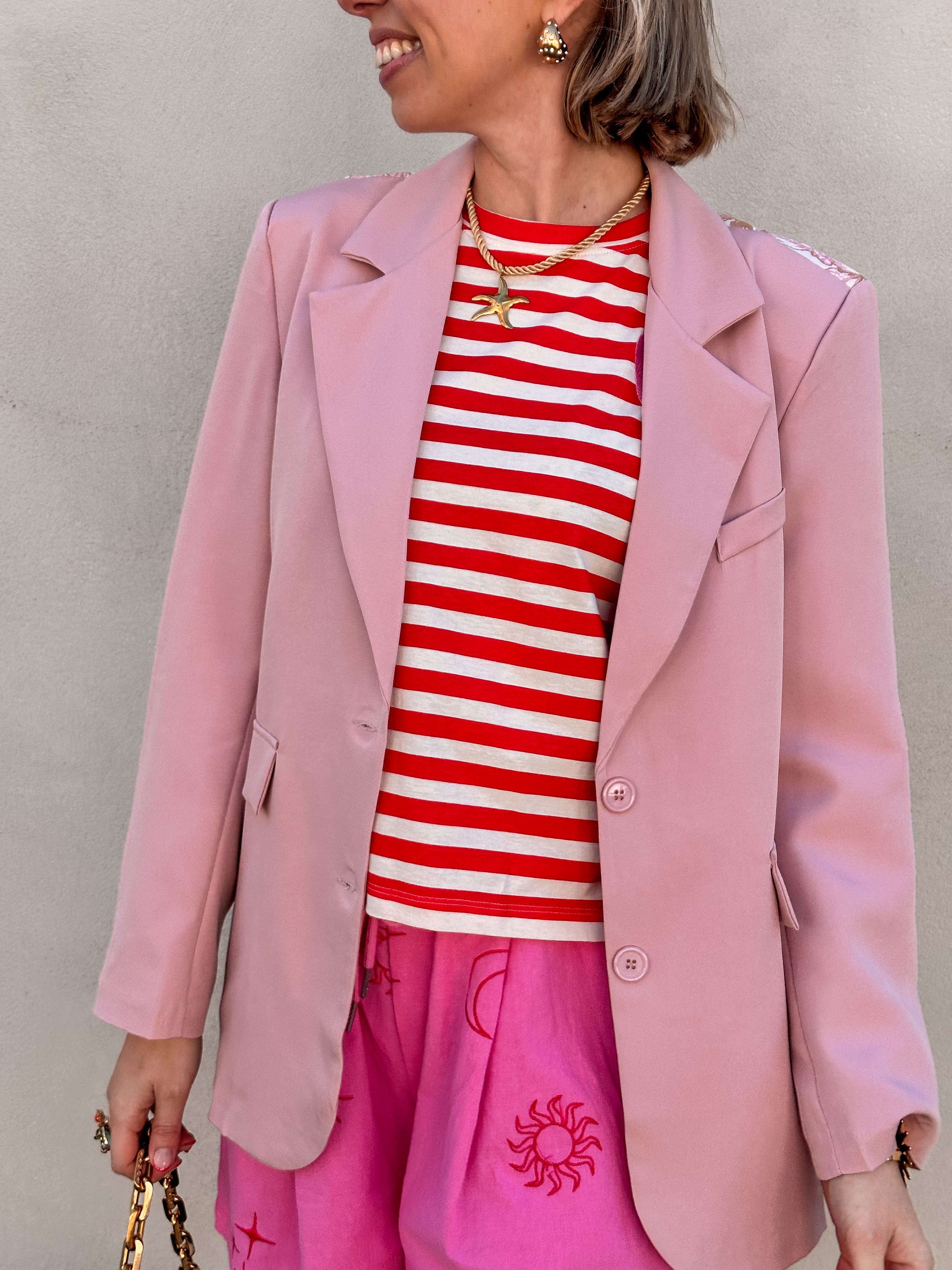 Maysa blazer roze