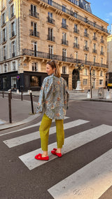 Amanda jeansvest pailletten
