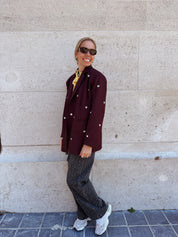 Romy blazer Bordeaux