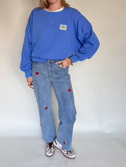 Zita blauwe sweater kids