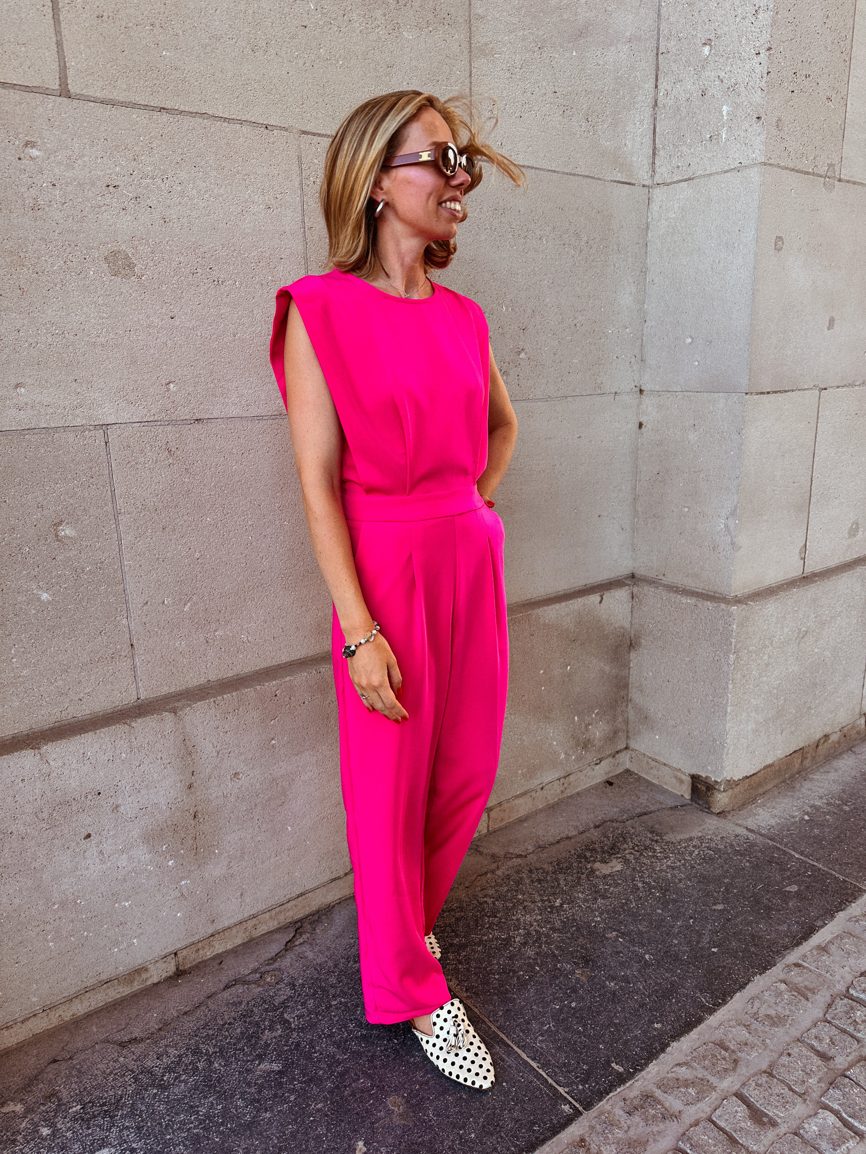 Sezan roze jumpsuit