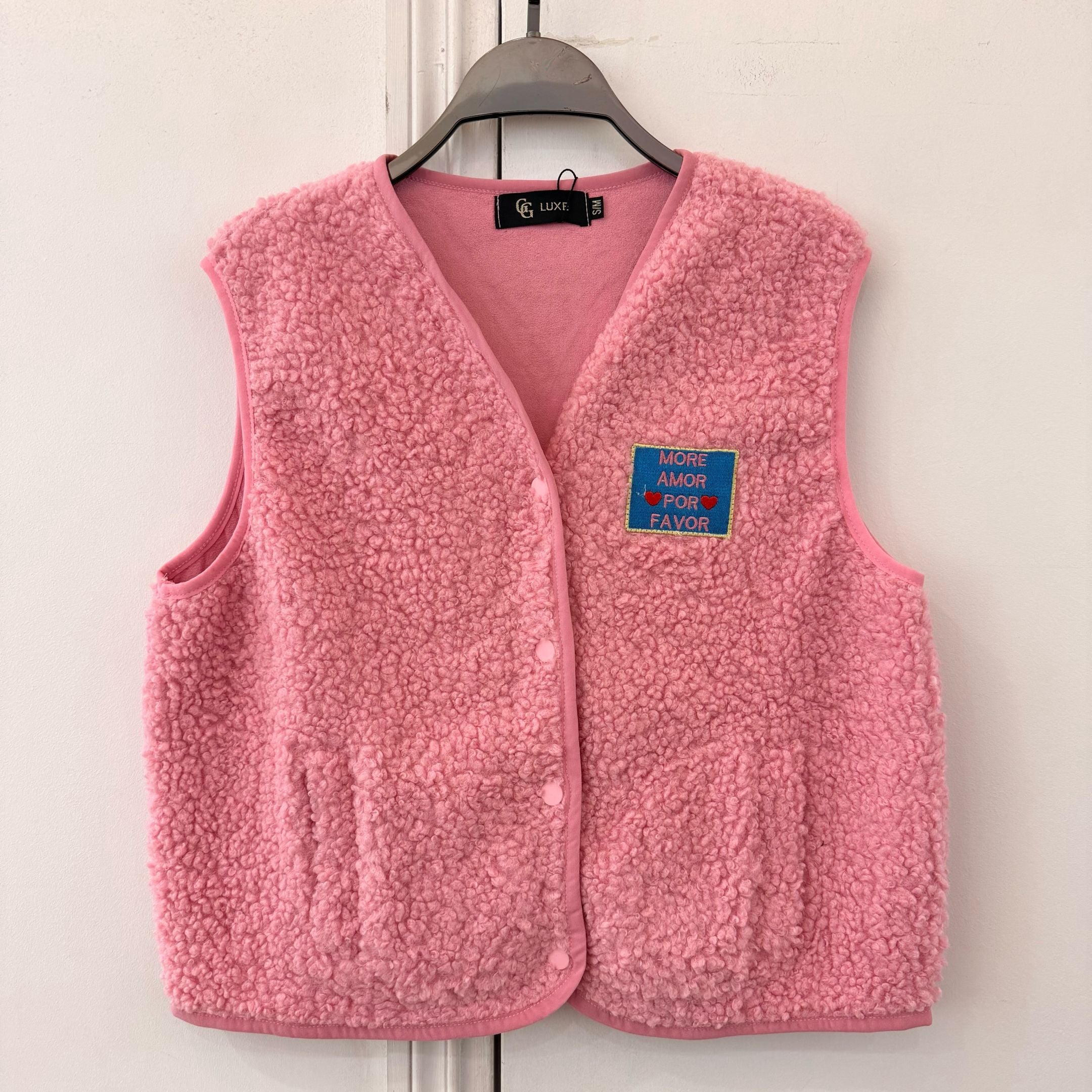 Sienna bodywarmer roze