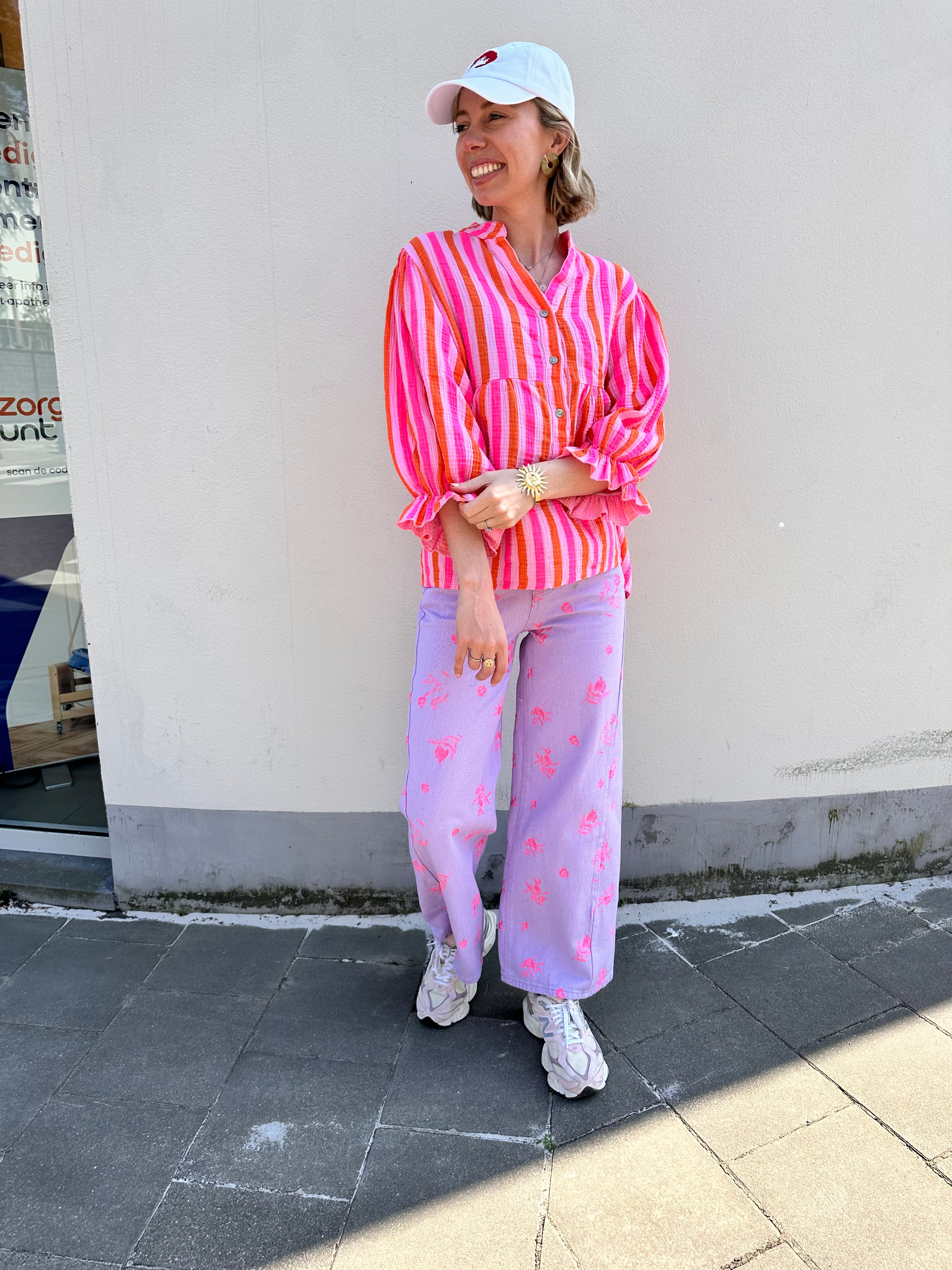 Juna blouse gestreept