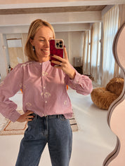 Noemie blouse lila
