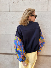 Félice bomber gilet met statement mouwen