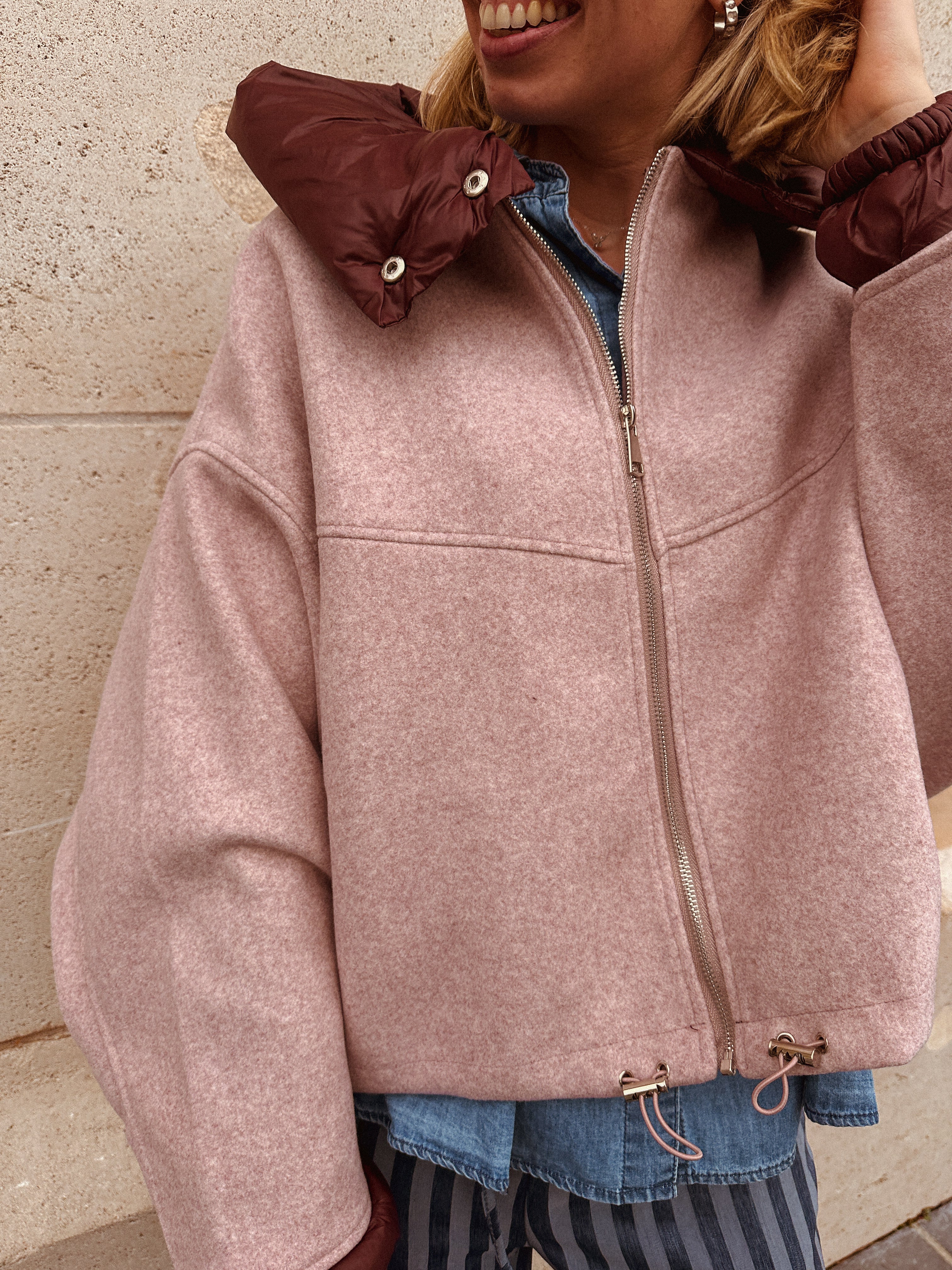 Nolena jas lichtroze