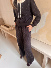 Noara loungewear set antraciet