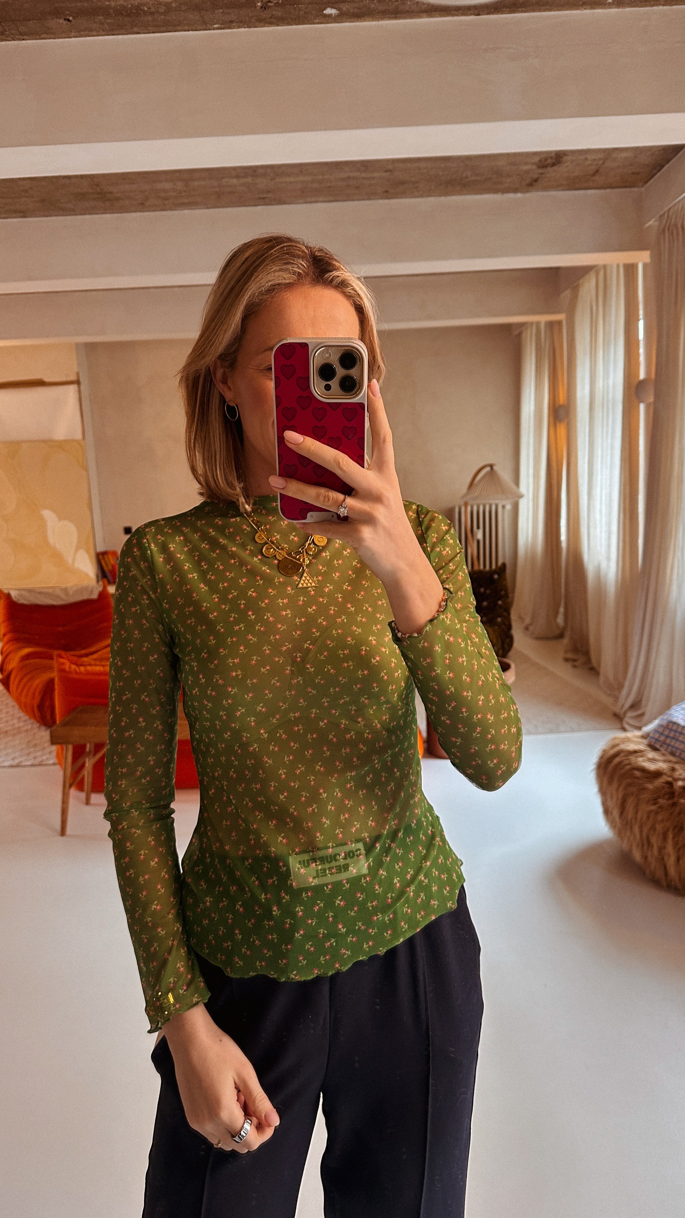 Patty blouse groen