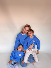 Zita iconic sweater blauw