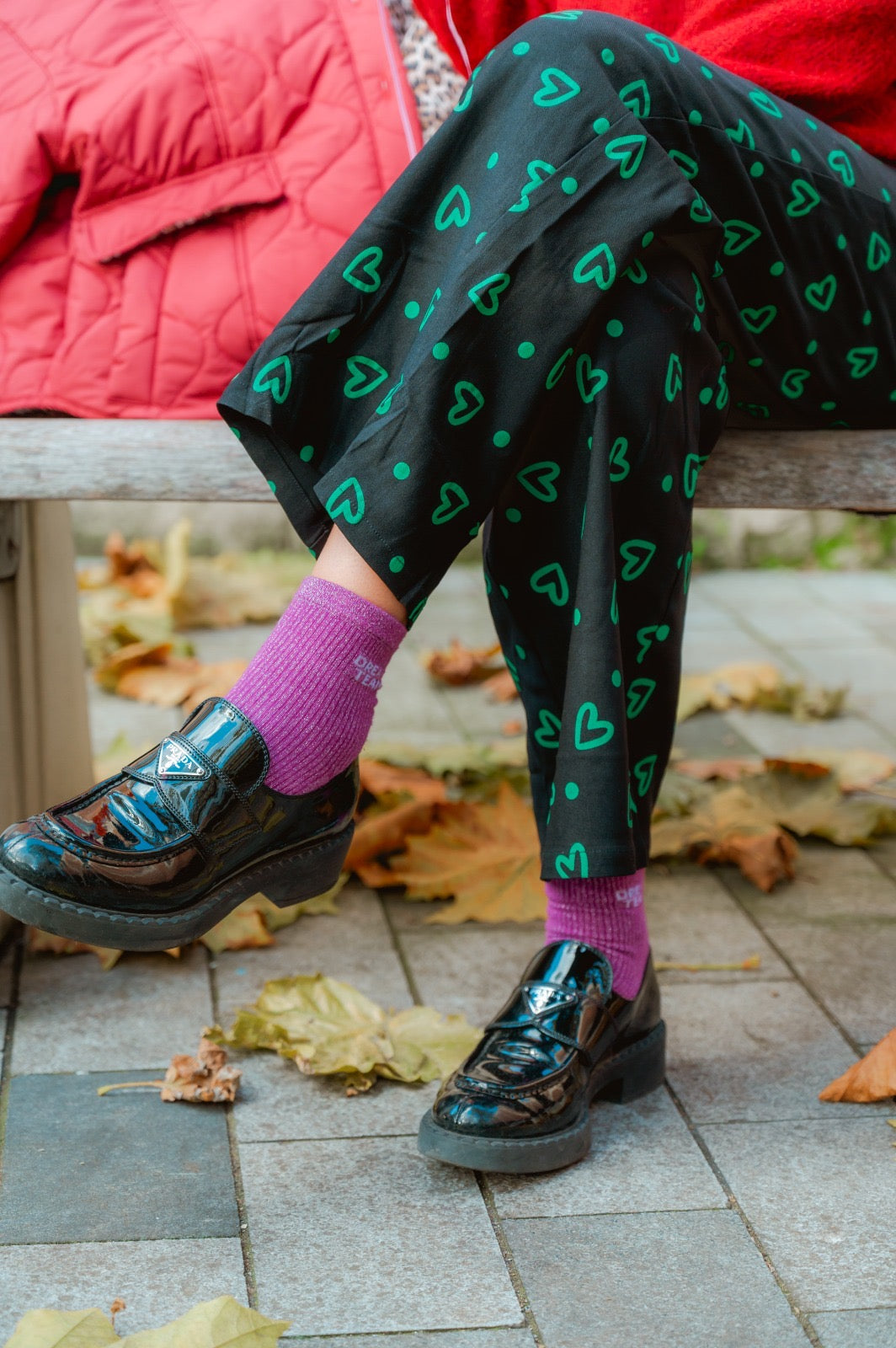 Heart broek zwart/groen