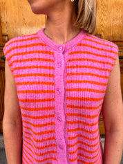 Lois debardeur oranje/roze