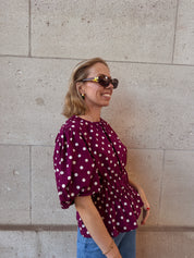 Jovie blouse bolletjes