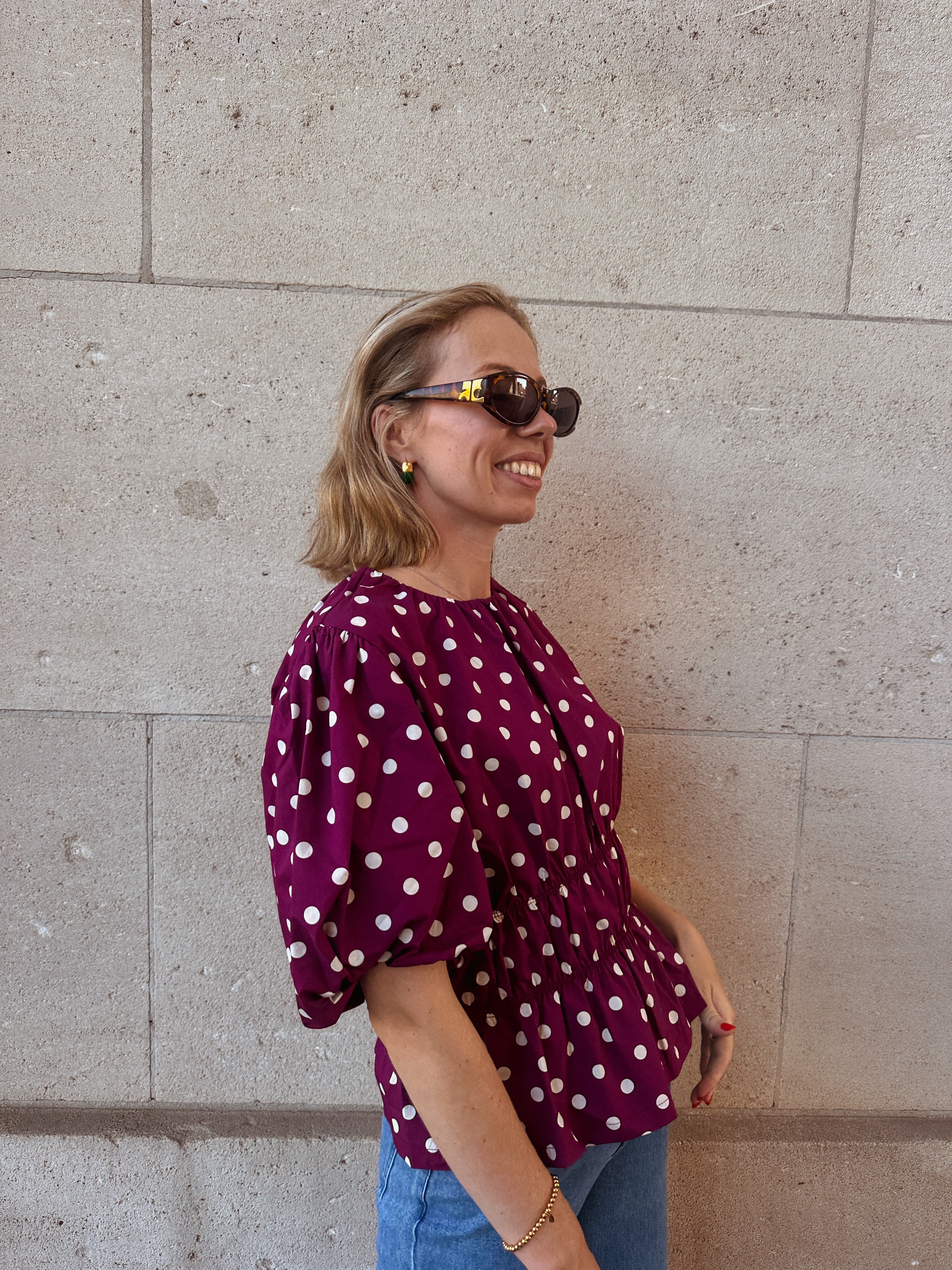 Jovie blouse bolletjes