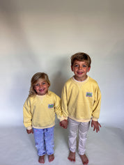 Zita sweater iconic lichtgeel kids