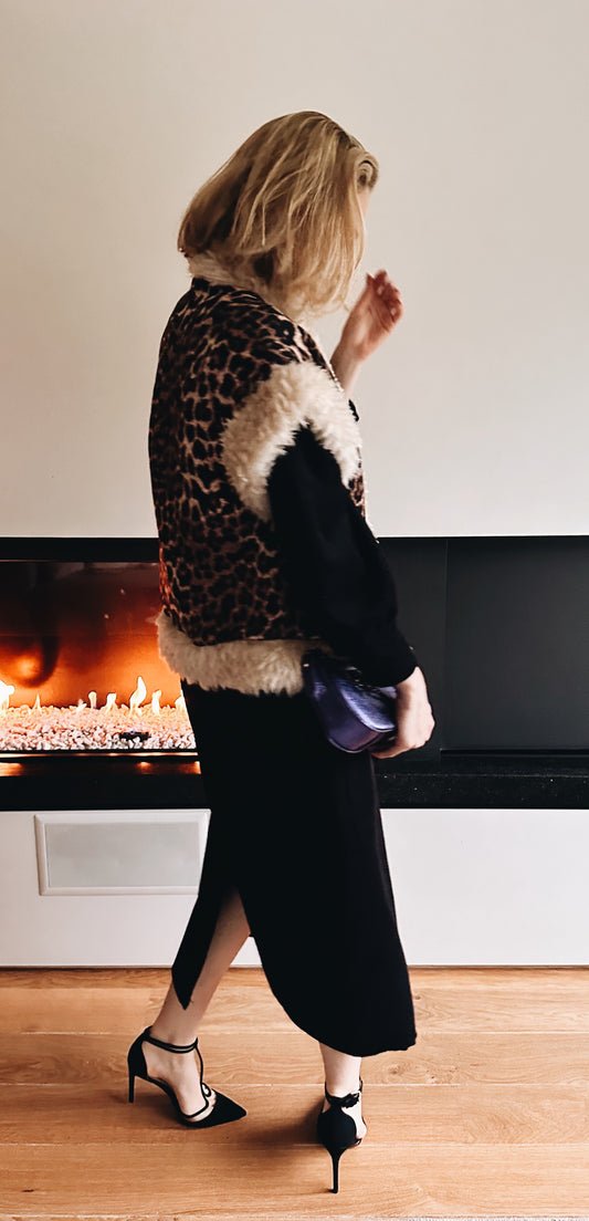 Rachel gilet luipaard