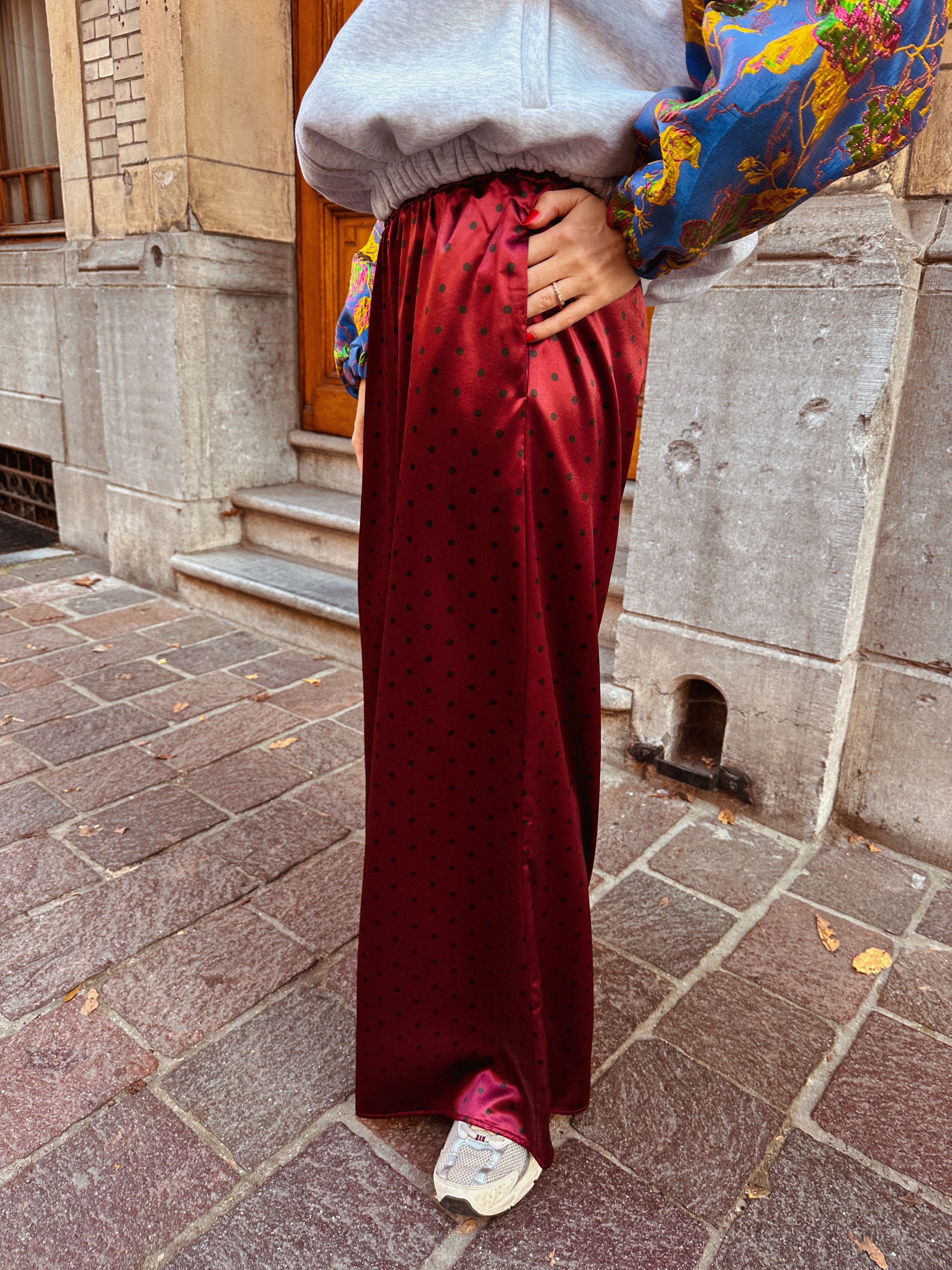 Siska polka dot broek