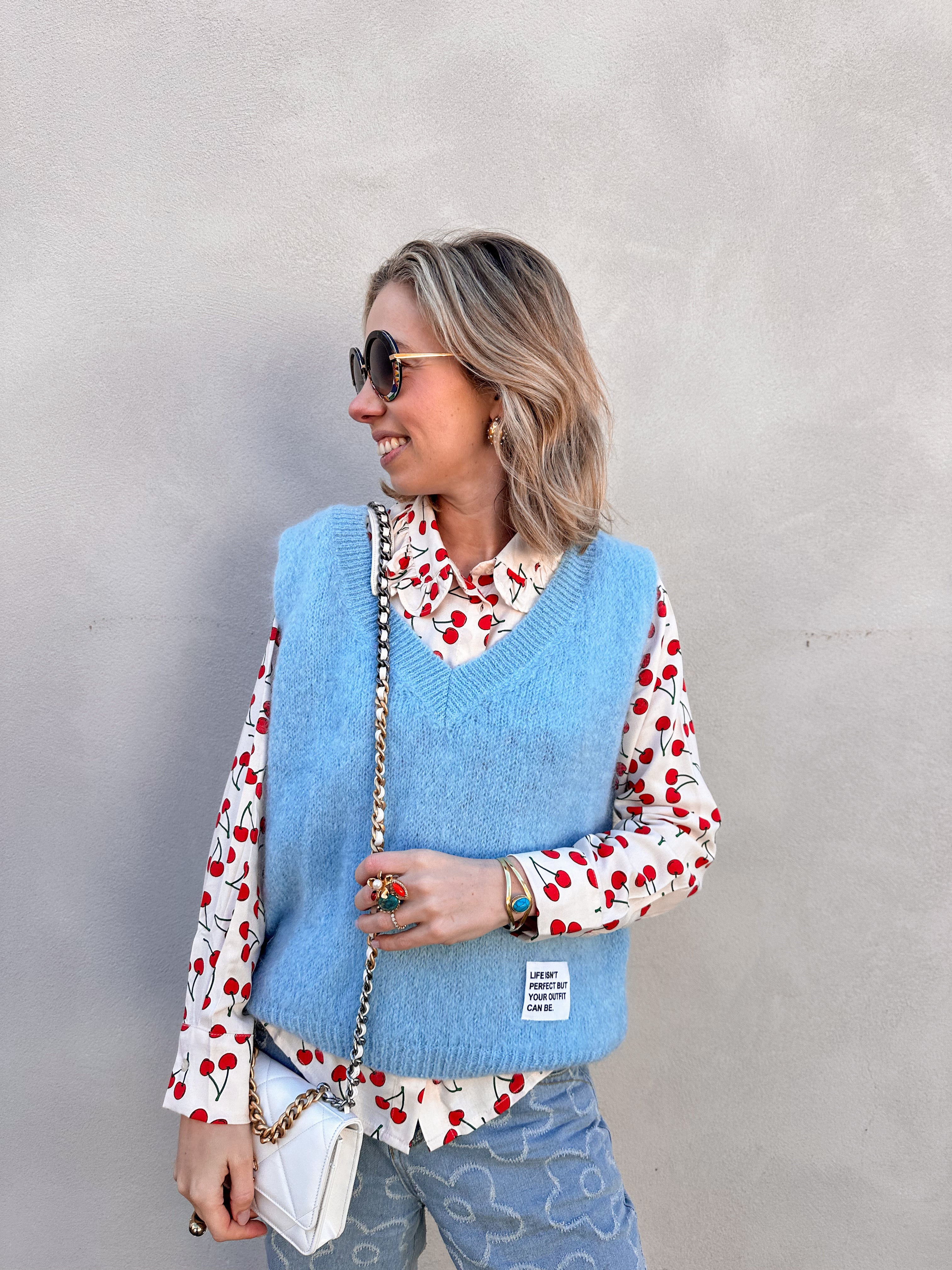 Billie debardeur blauw
