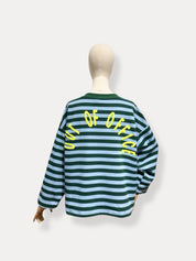 Out of office sweater gestreept