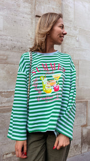 Colette longsleeve tee groen