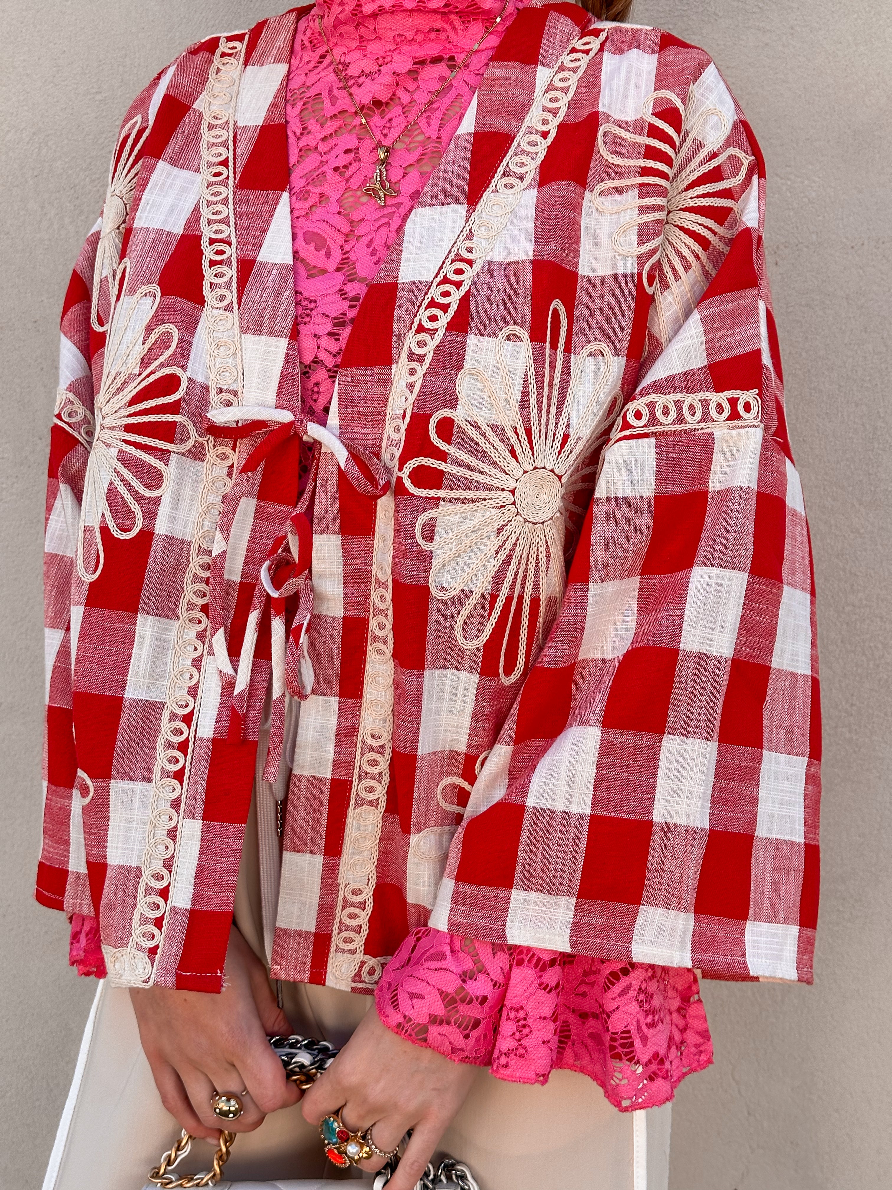Lina kimono rood