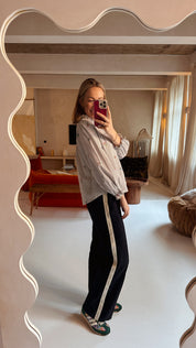 Aveline blouse gestreept gebloemd