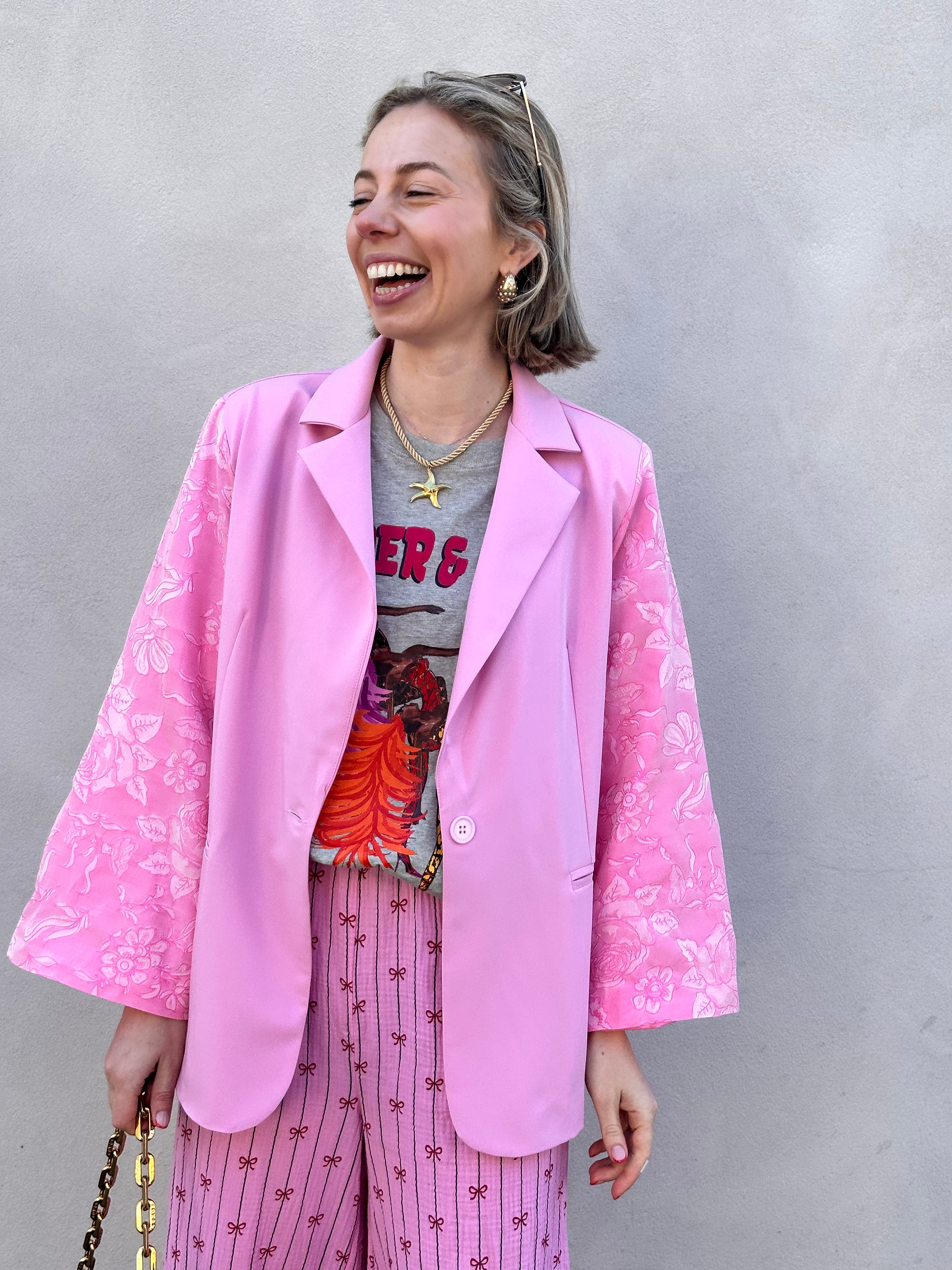 Manou blazer roze