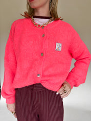 Zoë gilet zalmroze