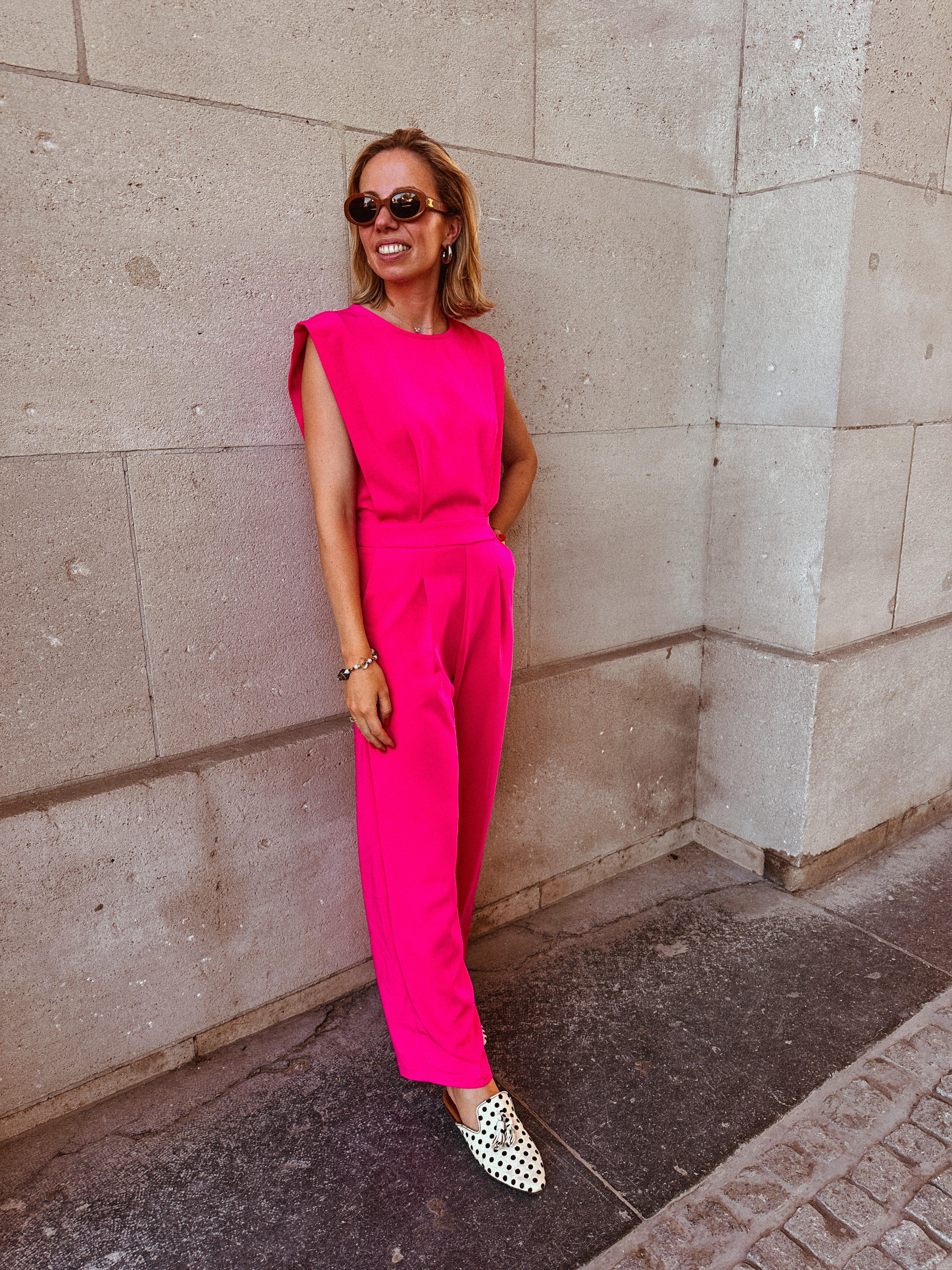 Sezan roze jumpsuit