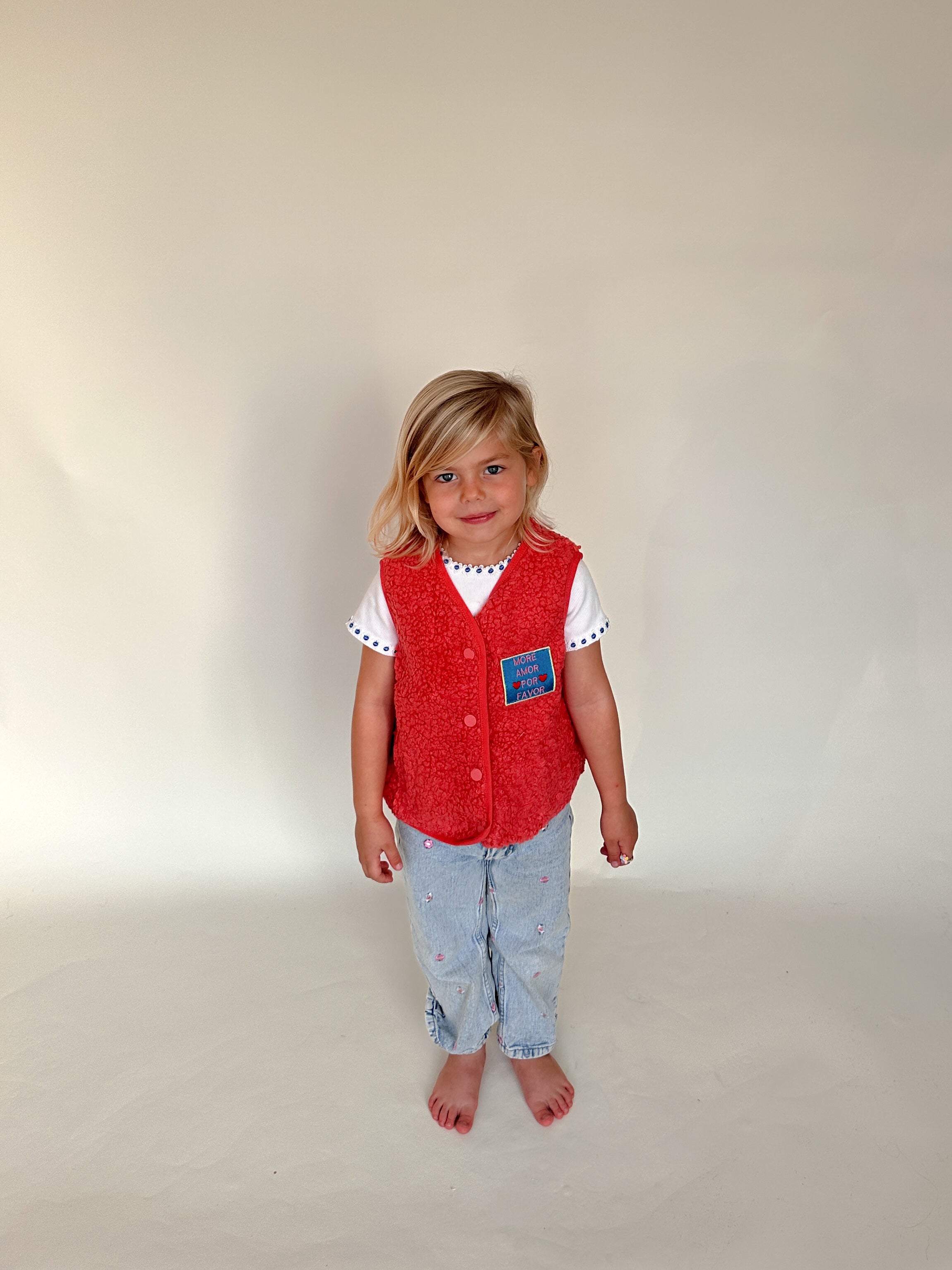 Sienna bodywarmer koraal kids
