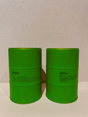 J-line geurkaars papa spreuk Frans/Engels groen