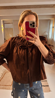 Julia blouse bruin